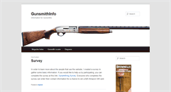 Desktop Screenshot of gunsmithinfo.com