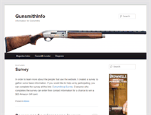 Tablet Screenshot of gunsmithinfo.com